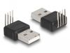 Delock Adapter USB 2.0 Type-A male to 4 pin 90° angled