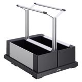 BLANCO Storage Caddy 40 | kunststof, aluminium zwartgrijs