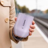Tasse de voyage avec couvercle - 350 ml - Violet