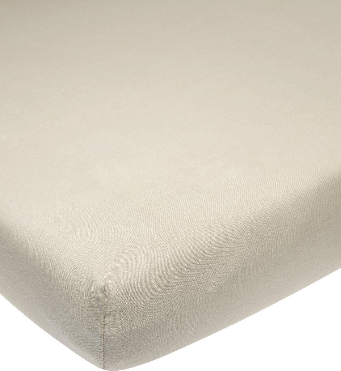 Meyco jersey hoeslaken boxmatras - 75x95 cm - zand beige