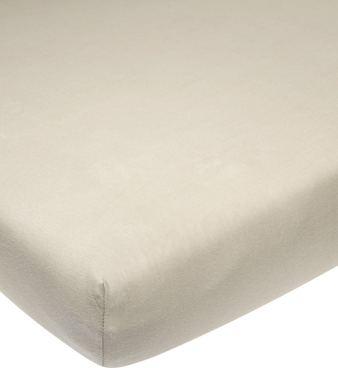 Meyco Jersey Hoeslaken Boxmatras 75x95 cm Sand