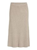 VILA Middellange rok VICOMFY Knit Natural Melange S