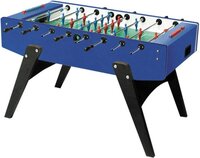 Garlando G-2000 Tafelvoetbal - Blauw - Doorlopende stangen - Voor binnen - 10 ballen