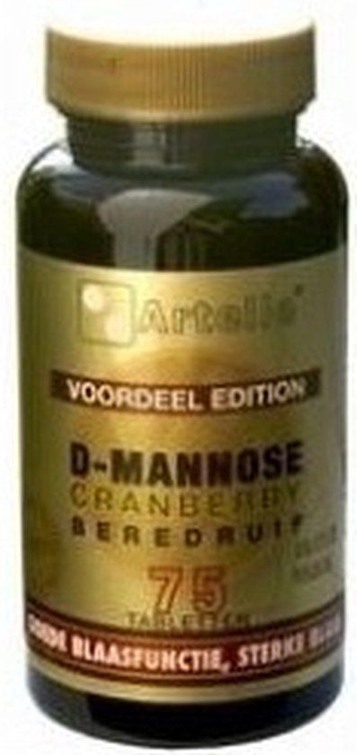 Artelle D-Mannose Cranberry Beredruif - 75 Tabletten