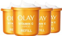 Olay Navulling Dagcrème Vitamine C SPF 30 - 4 x 50 ml - Voordeelverpakking