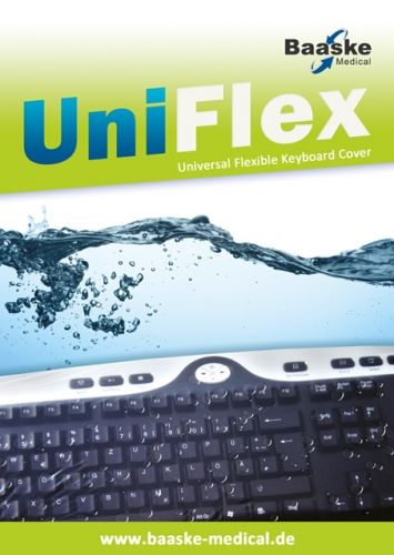 Baaske Medical Uni Flex - Toetsenbordaccessoire - Transparant