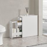 en.casa Badkamerkast 58x16x48 cm Wit