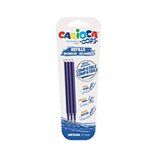 Carioca Oops Refill Blue Blister 3 stuks