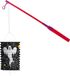 Merkloos Lampionstokje 40 cm - met spook lampion - zwart - H22 cm - Sint Maarten