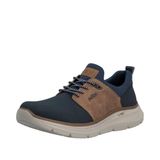 Rieker Heren B1850-14 Instappers Blauw Combinatie