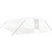 Maison Exclusive Serre avec cadre en acier blanc 50 m² 10x5x2,3 m