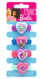 Joy Toy - Barbie 4 vlechtjeshouders op backercard 5x15 cm
