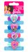 Joy Toy - Barbie 4 vlechtjeshouders op backercard 5x15 cm