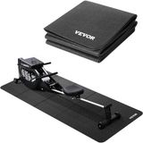 VEVOR Vloerbeschermingsmat voor Sportapparatuur Loopbandmat Fitnessapparatuur 61x173cm