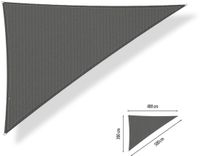 Shadow Comfort Schaduwdoek 3x4x5 driehoek 90 graden Cool grey