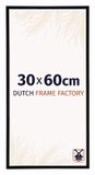 Dutch Frame Factory Fotolijst 30x60 cm - Kunststof - Zwart Hoogglans - Angers