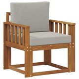 vidaXL - Buitensofa - Massief - Acacia - Hout - en - Polyester