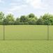 Clôture de jardin gris 1,4 x 10 m acier et PVC 392562
