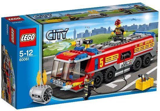 LEGO City 60061 - Brandweerauto op de luchthaven