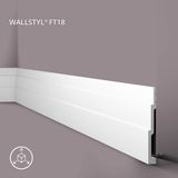 NMC WALLSTYL FT18 Muurplint Wit 200 cm