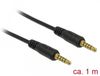 DeLOCK 85696 - Audio kabel - 1 m - Zwart