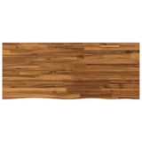vidaXL Tafelblad Naturel Glas 130 x 50 x 3 cm