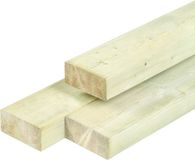 Merkloos Balk geschaafd 45x95mm Fijnspar 510cm Onbehandeld