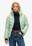 Superdry - Gewatteerde Fuji jas met capuchon - Dames - Sea Green