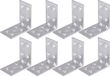 AMIG hoekankers/stoelhoeken - 10x - verzinkt staal - breedte 3cm - lengte 2 x 5cm