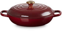 Le Creuset Steelpan Signature 3,5 l - Rood - Gietijzer - Rond - Inductie en Ovenbestendig