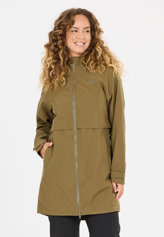 Weather Report Parka Dayton Dames Kaki-bruin Polyester/Elastaan