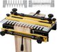 VEVOR Dovetail Jig, 310 mm Breedte, Dove Tailing Router Jigs met 4 Router Bits & 6 Templates, Precise Alignement Dove Tail Jig, Mortise en Tenon Houtbewerkingsgereedschap voor Meubel- en Houtkastenbouw