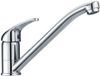 Ibenzoa® robinet de cuisine en laiton chromé, mitigeur à levier unique – 360° pivotant, haute pression, montage à un trou, finition chrome brillant