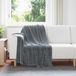 vidaXL - Dekentjes - 6 st - Donkergrijs - 130 x 150 cm - 3.04 kg - Fleece