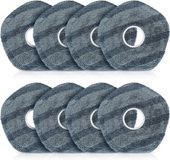Holland Connections Chiffons de remplacement pour aspirateur robot Eufy X10 Pro Omni/X9 Pro - 8 pièces