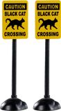 Lemax Ensemble de panneaux routiers effrayants - Lot de 2