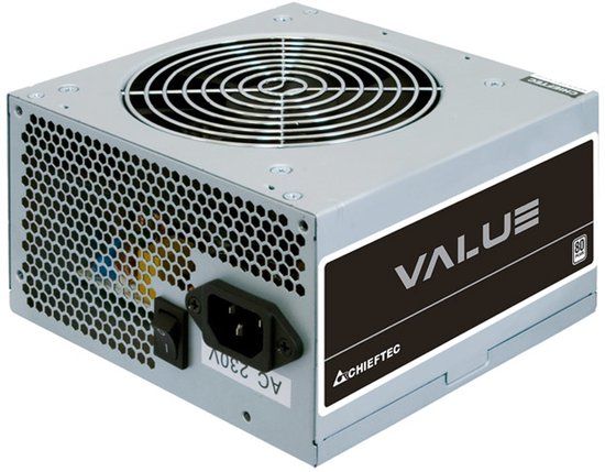Chieftec Value Serie - Voedingseenheid - 500W - ATX - Stille Ventilator