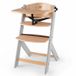 Kinderkraft ENOCK Chaise haute Gris, Bois