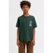JACK & JONES JUNIOR rechtvallend T-shirt met backprint - groen
