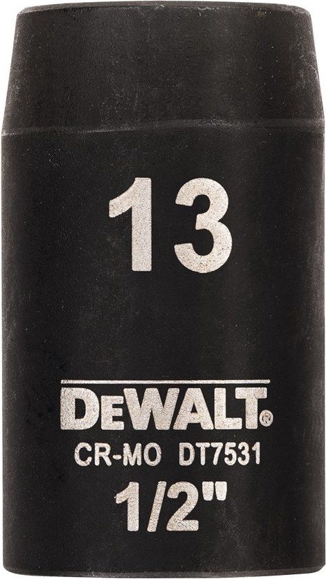 DeWALT DT7531 Krachtdop 1/2 kort | 13mm