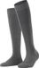 FALKE ClimaWool lang eenkleurig wol lyocell kniekousen dames grijs - maat 41-42