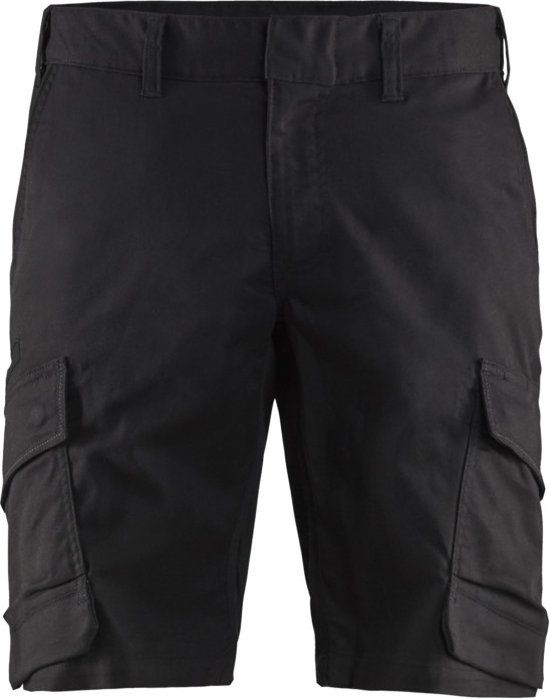 Blåkläder Industrie short met stretch 1446-1832 - Zwart - C52
