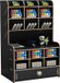 Bol Premium Organiseur de bureau – Organiseur de bureau – Articles de bureau – Rangement de bureau – Étagère de bureau – Accessoires de bureau – Qualité supérieure