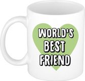 Bellatio Decorations Koffiemok - Groen - Keramiek - 300 ml