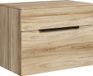 Meuble de salle de bain Cali 60 x 35 cm - Chêne - Meuble bas avec plateau