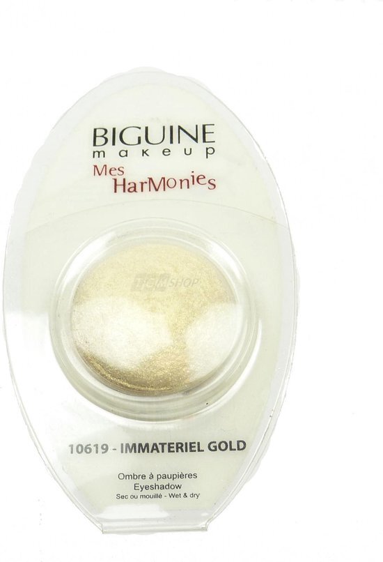 Biguine MAKE UP PARIS MES HARMONIES - Oogschaduw ogen kleur cosmetica - 0.8g - 10619 Immateriel Gold