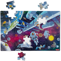 Melissa & Doug Outer Space Glow-in-the-Dark Puzzle - 48 Pieces