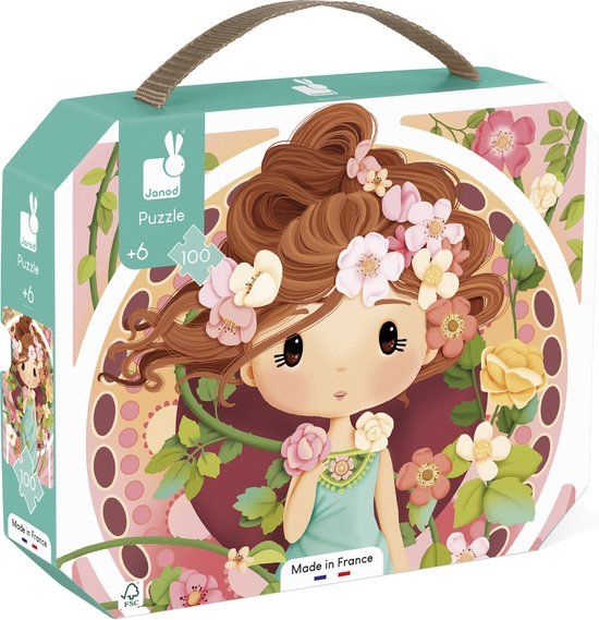 Janod Puzzel - Geïnspireerd door Mucha - 1000 stukjes - 4+ jaar