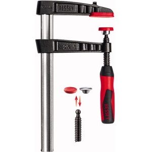 Bessey TG40S12-2K - Klemmen - Zwart, Rood, Roestvrijstaal