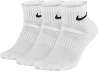 Nike Everyday Cushion Ankle Sokken - Maat 38-42 - Unisex - Wit/Zwart